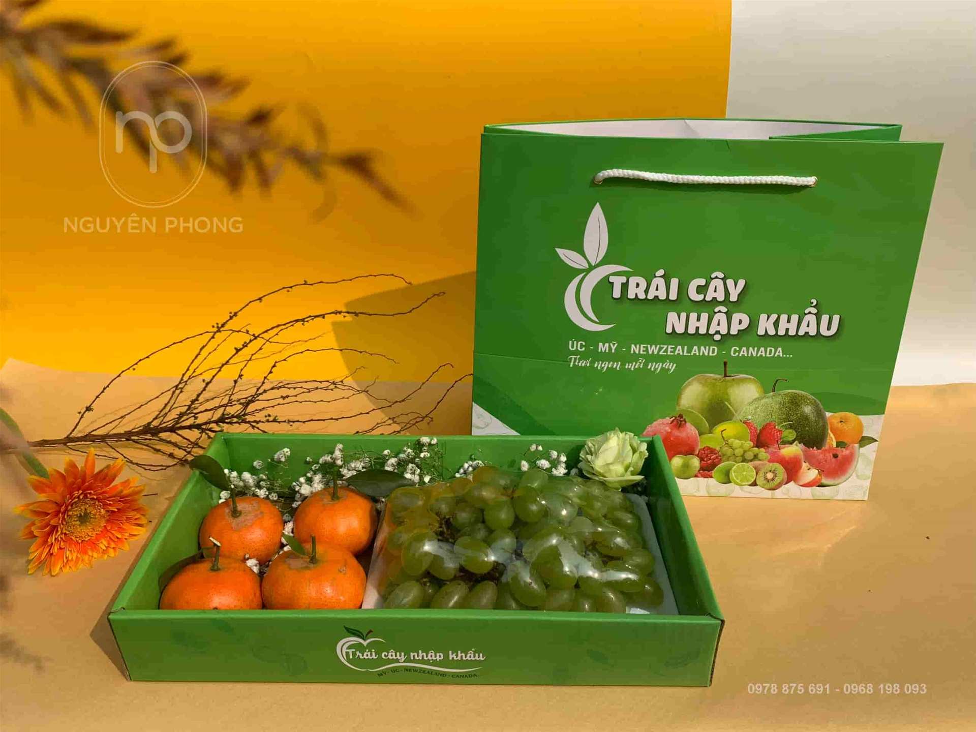 In Hộp Đựng Trái Cây Cao Cấp Dành Cho Món Quà Sang Trọng